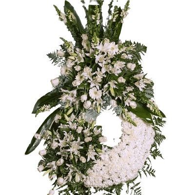 corona-funeraria-madrid-blanca